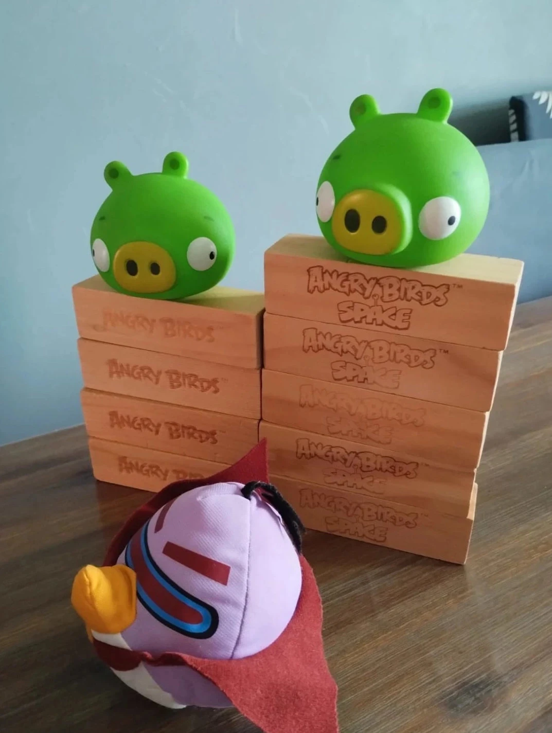 Jeu angry birds bois